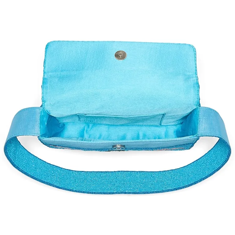SOL and MER Beaded Pool Ladies Shoulder Bag