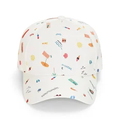 SOL and MER Tie Back Printed Womens Baseball Cap