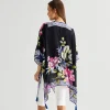 SOL and MER Tropical Floral Topper Wrap