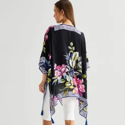 SOL and MER Tropical Floral Topper Wrap