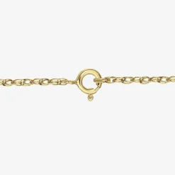 Solid 7.25 Inch Rope Chain Gold Bracelet