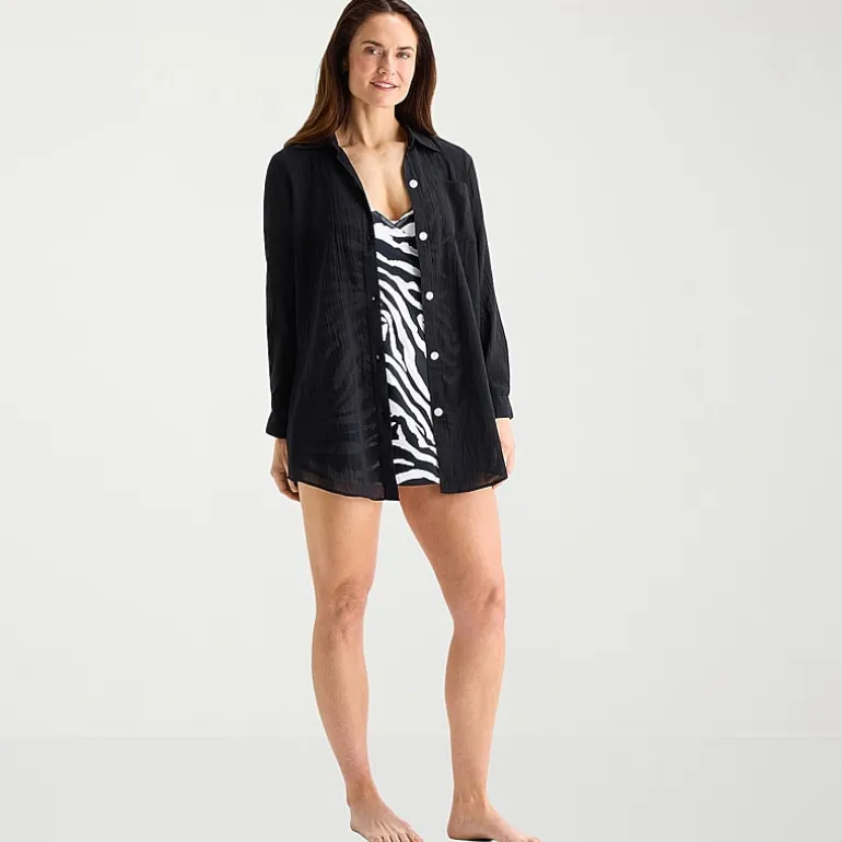 Sonnet Shores Womens Dress Swimsuit Cover-Up