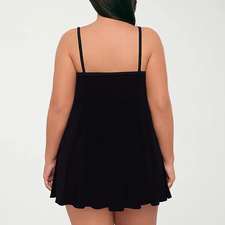 Sonnet Shores Womens Plus Swim Dress