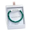 Sparkle Allure Empowerment Imperial Jasper Womens Blue Bar Beaded Bracelet