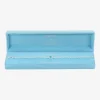 Sparkle Allure Womens Blue Cubic Zirconia Pure Silver Over Brass Rectangular 7.5 Inch Tennis Bracelet