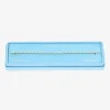 Sparkle Allure Womens Cubic Zirconia 14K Gold Over Brass Oval 7.5 Inch Tennis Bracelet