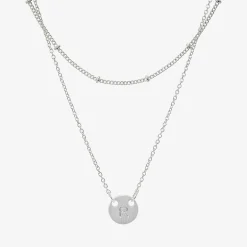 Sparkle Allure Womens Pure Silver Over Brass Necklace Set