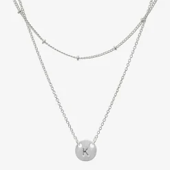 Sparkle Allure Womens Pure Silver Over Brass Necklace Set