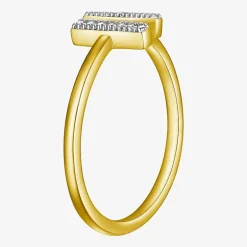 Sparkle Allure Womens White Diamond Accent Bar Bypass Band