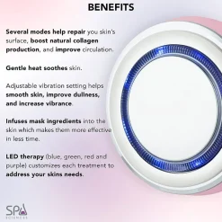 Spa Sciences Nuri Led Thermal Smart Facial Skincare Mask Infuser