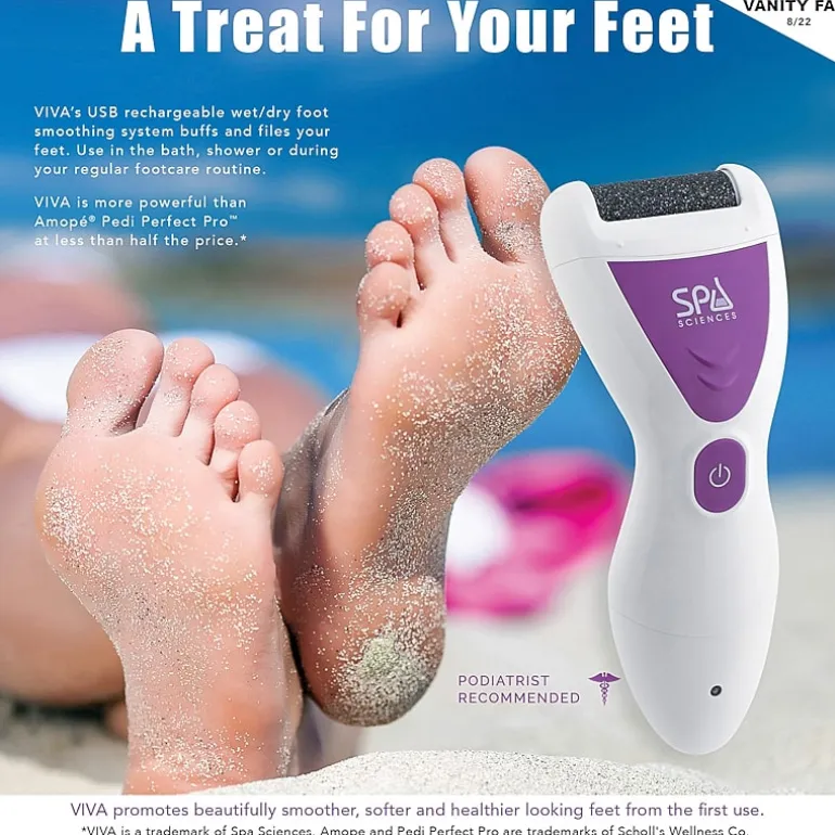 Spa Sciences Viva Advanced Pedicure Foot Smoothing System Callus Remover