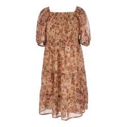 Speechless Big Kid Girls Elbow Sleeve A-Line Dress