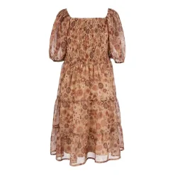 Speechless Big Kid Girls Elbow Sleeve A-Line Dress