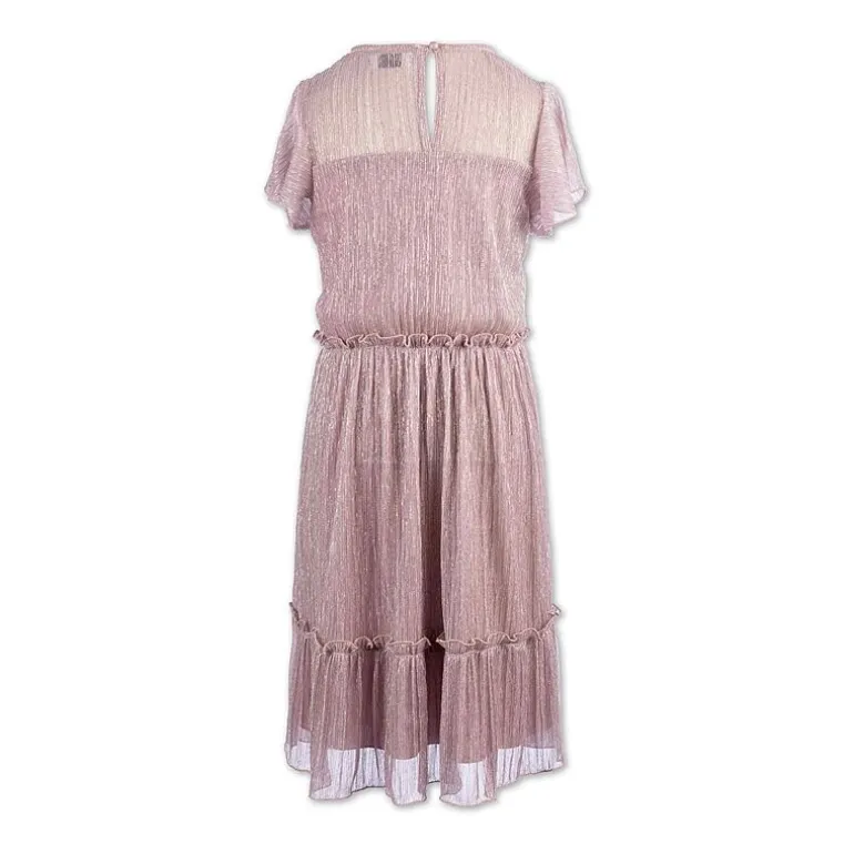 Speechless Big Kid Girls Embellished Short Sleeve Flutter Party Dress