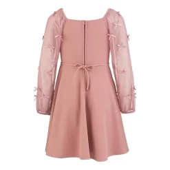Speechless Big Kid Girls Long Sleeve Puffed A-Line Dress