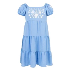 Speechless Big Kid Girls Short Sleeve Puffed A-Line Dress