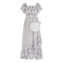 Speechless Big Kid Girls Short Sleeve Flutter A-Line Dress