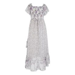 Speechless Big Kid Girls Short Sleeve Flutter A-Line Dress