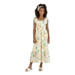 Speechless Big Kid Girls Sleeveless Floral Maxi Dress