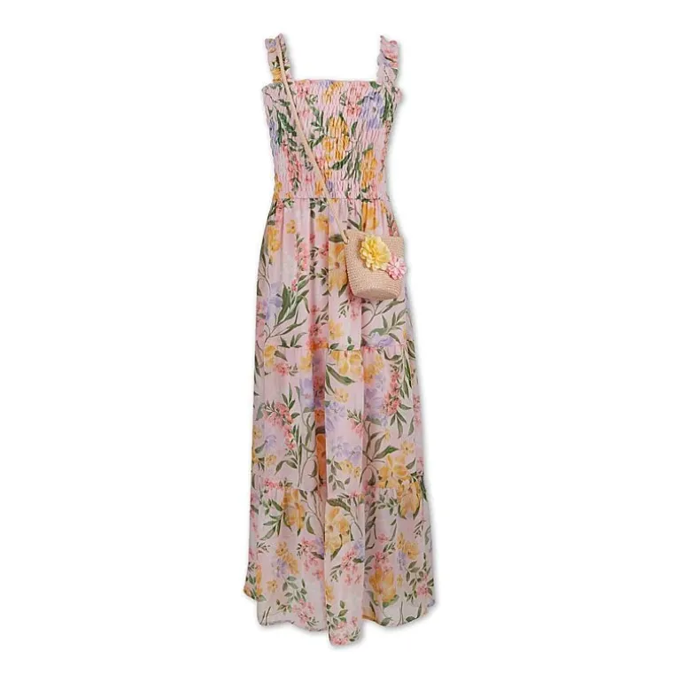 Speechless Little Girls Sleeveless Floral Maxi Dress