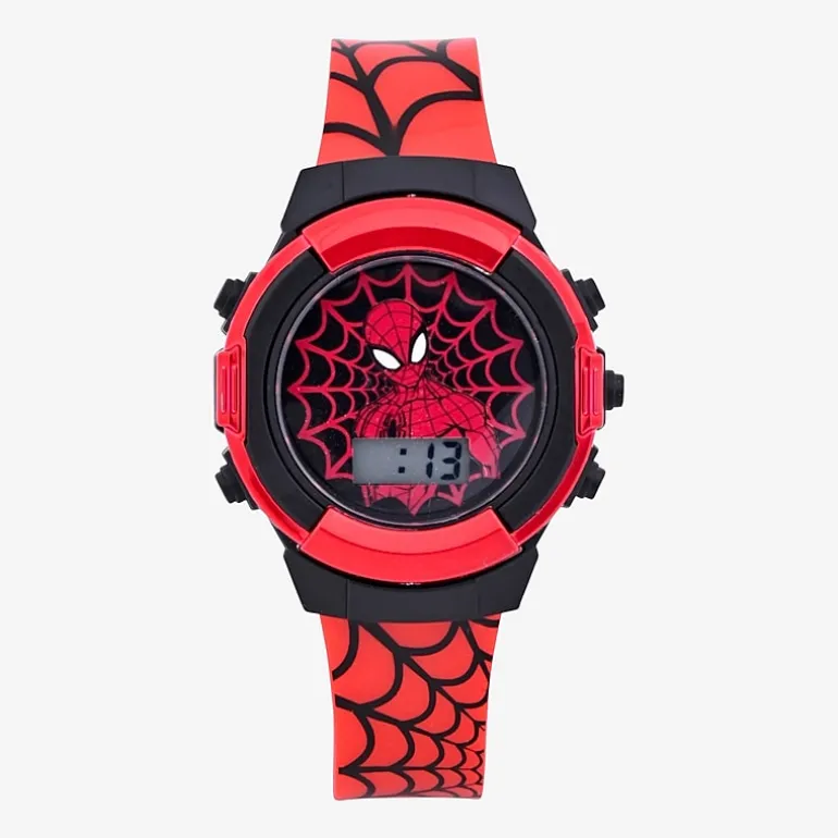 Spiderman Girls Digital Multicolor 2-pc. Watch Boxed Set Spd40125