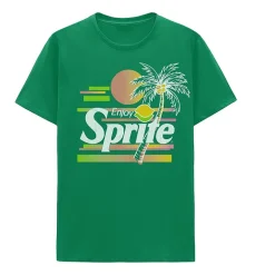 Sprite Mens Crew Neck Short Sleeve Classic Fit Big and Tall Graphic T-Shirt