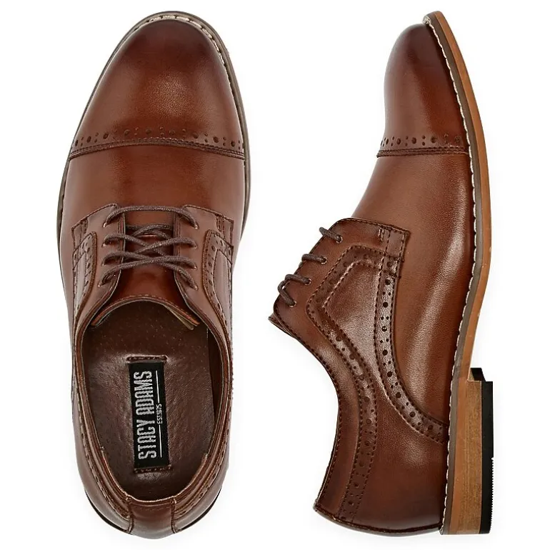 Stacy Adams Dickinson Little & Big Kid Boys Cap Oxford Shoes