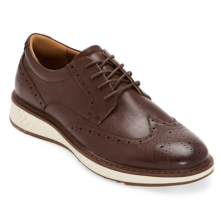 Stafford Arthur Mens Wing Closed Toe Oxford Shoes