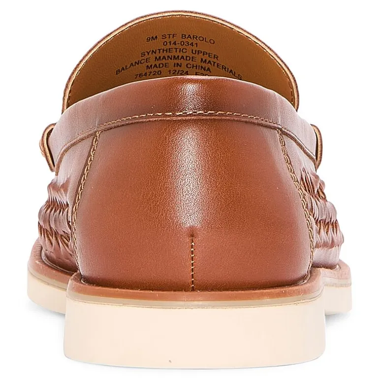 Stafford Barolo Mens Round Closed Toe Loafers