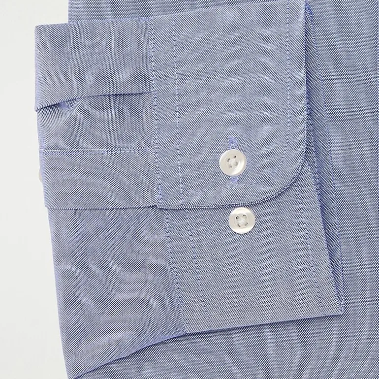 Stafford Big and Tall Coolmax All Season Oxford Mens Button Down Collar Long Sleeve Stretch Fabric Wrinkle Free Dress Shirt