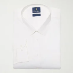 Stafford Big and Tall Smart Tech Mens Regular Fit Stretch Fabric Wrinkle Free Long Sleeve Dress Shirt