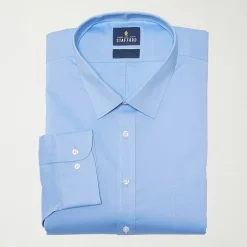 Stafford Big and Tall Smart Tech Mens Regular Fit Stretch Fabric Wrinkle Free Long Sleeve Dress Shirt