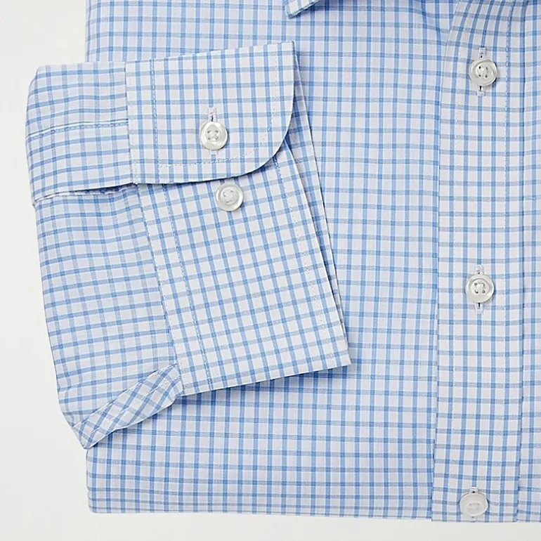 Stafford Big and Tall Smart Tech Mens Regular Fit Stretch Fabric Wrinkle Free Long Sleeve Dress Shirt