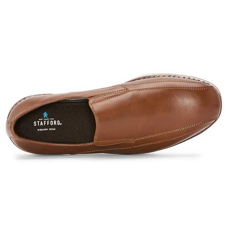 Stafford Carson Boys Round Closed Toe Slip-On Shoe