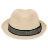 Stafford Contrast Trim Band Mens Fedora