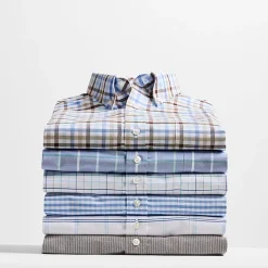 Stafford Coolmax All Season Ecomade Oxford Mens Regular Fit Stretch Fabric Wrinkle Free Long Sleeve Dress Shirt