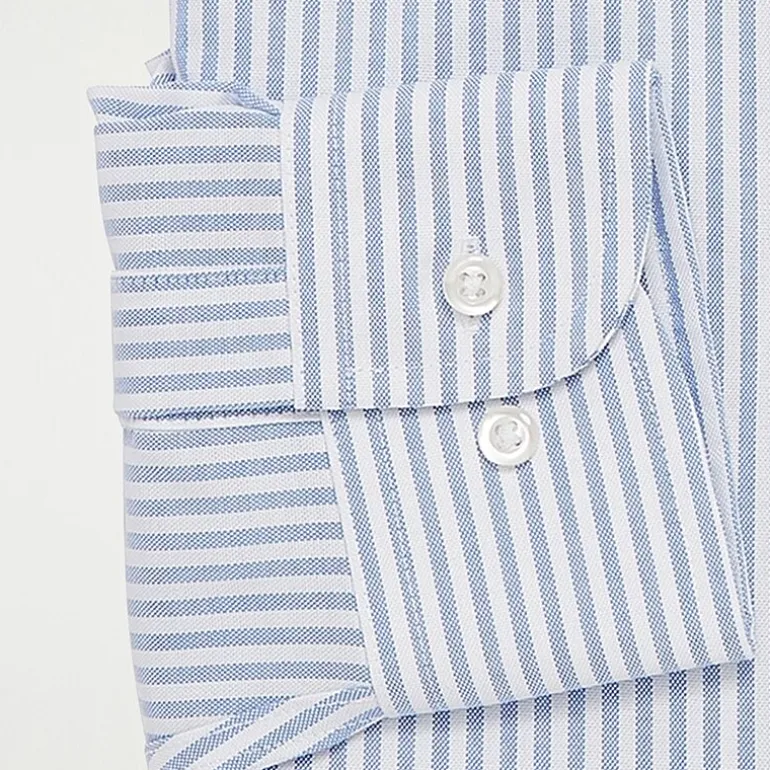 Stafford Coolmax All Season Ecomade Mens Classic Fit Stretch Fabric Wrinkle Free Long Sleeve Dress Shirt
