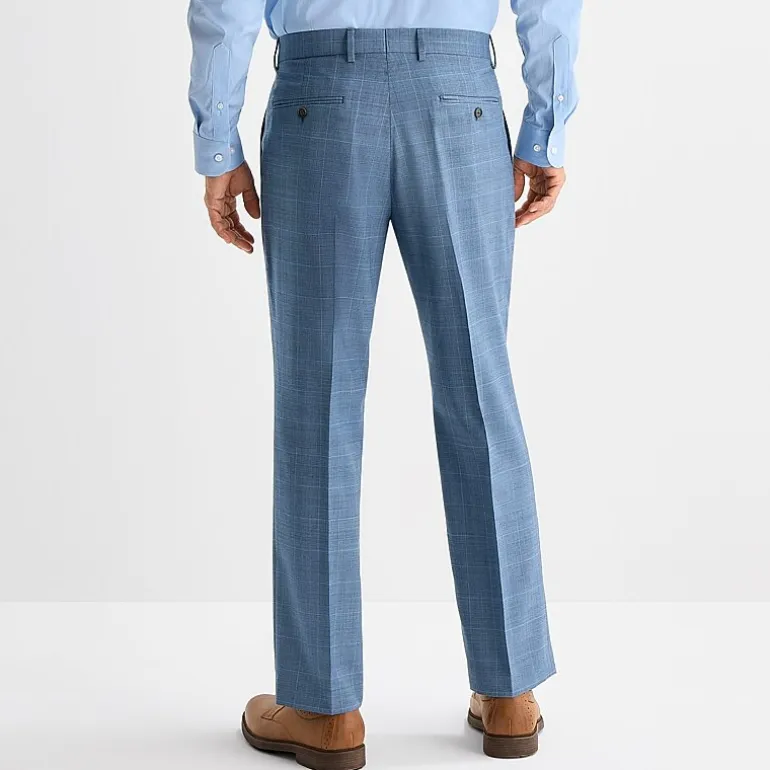 Stafford Coolmax All Season Ecomade Classic Fit Plaid Suit Separates