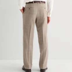 Stafford Coolmax All Season Ecomade Mens Classic Fit Windowpane Suit Separates