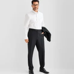 Stafford Coolmax All Season Ecomade Mens Classic Fit Flat Front Suit Pant