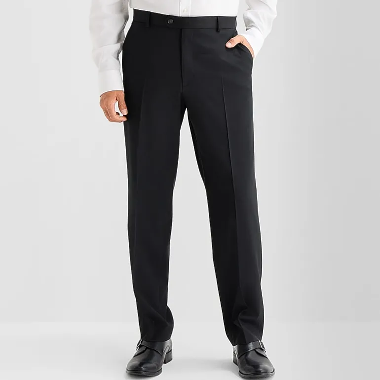 Stafford Coolmax All Season Ecomade Mens Classic Fit Flat Front Suit Pant