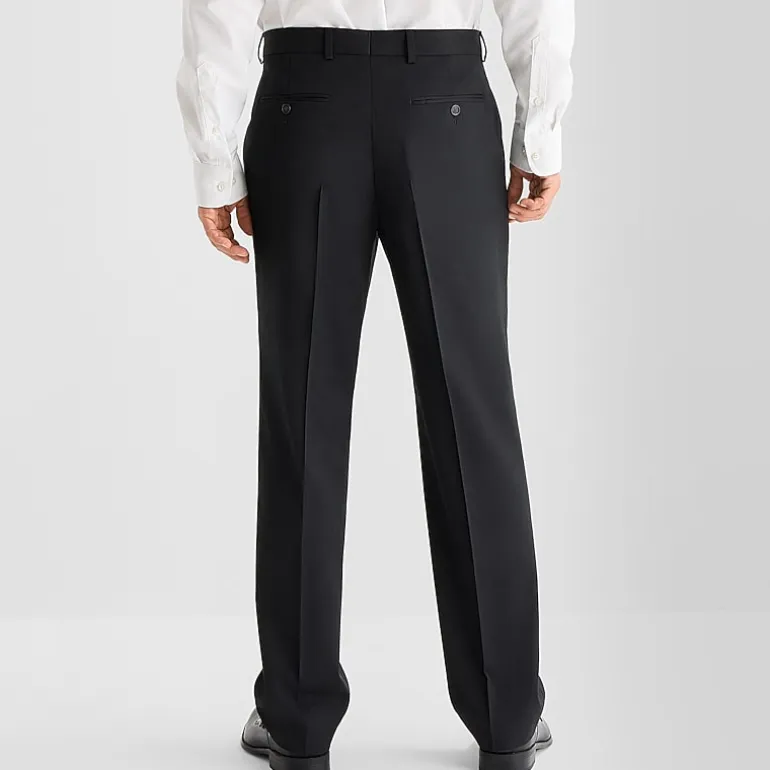 Stafford Coolmax All Season Ecomade Mens Classic Fit Flat Front Suit Pant