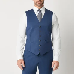 Stafford Coolmax All Season Ecomade Mens Stretch Fabric Classic Fit Big and Tall Suit Vest