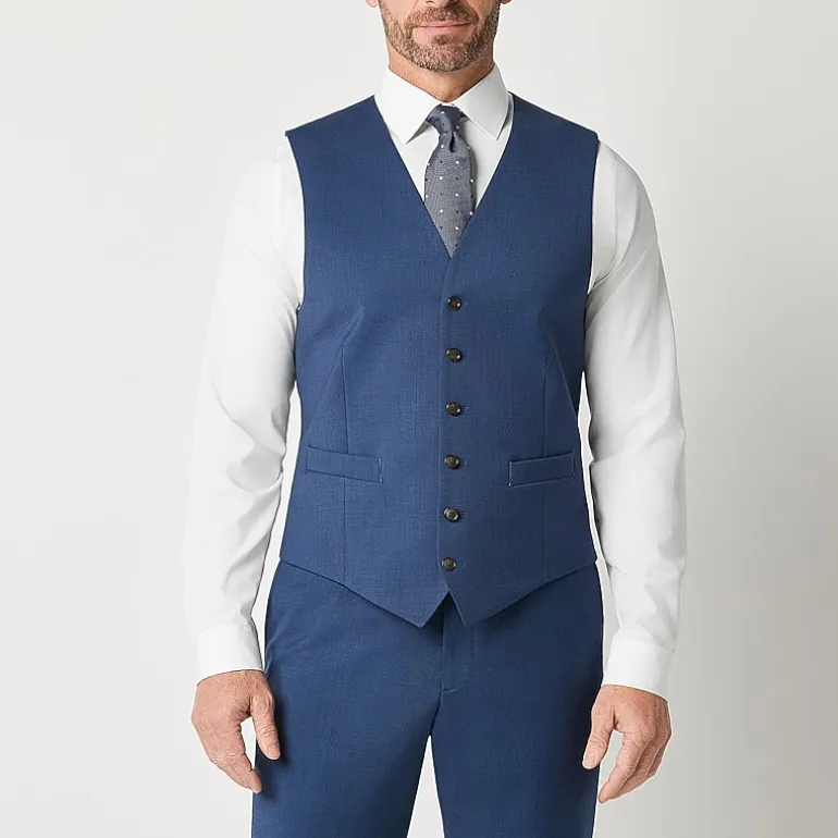 Stafford Coolmax All Season Ecomade Mens Stretch Fabric Classic Fit Big and Tall Suit Vest