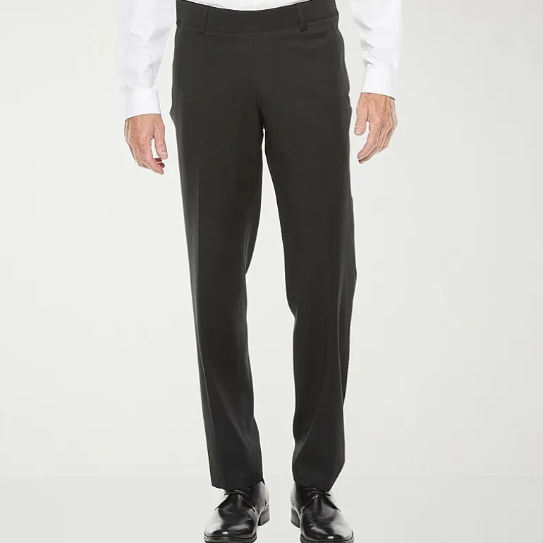 Stafford Coolmax All Season Ecomade Mens Adaptive Classic Fit Flat Front Suit Pant
