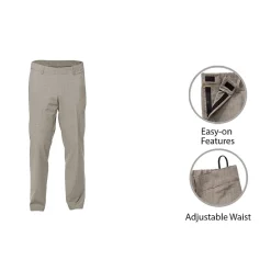 Stafford Coolmax All Season Ecomade Seated Mens Adaptive Classic Fit Flat Front Suit Pant