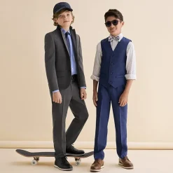 Stafford Cooper Little & Big Kid Boys Cap Closed Toe Oxford Shoes