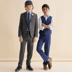Stafford Cooper Little & Big Kid Boys Cap Closed Toe Oxford Shoes