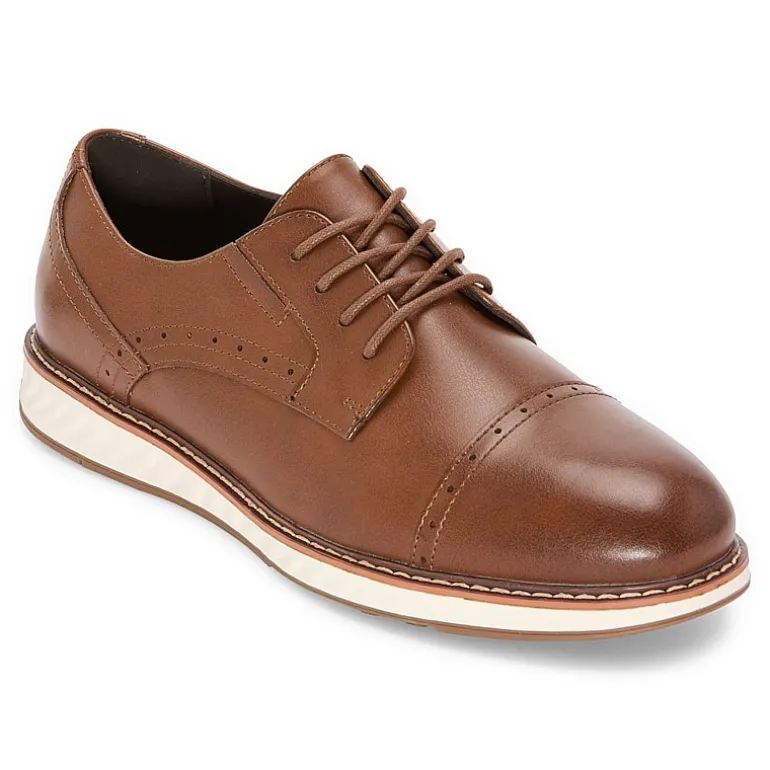 Stafford Cooper Little & Big Kid Boys Cap Closed Toe Oxford Shoes
