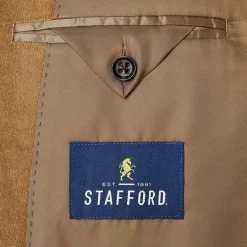 Stafford Corduroy Mens Big and Tall Stretch Fabric Regular Fit Corduroy Sport Coat